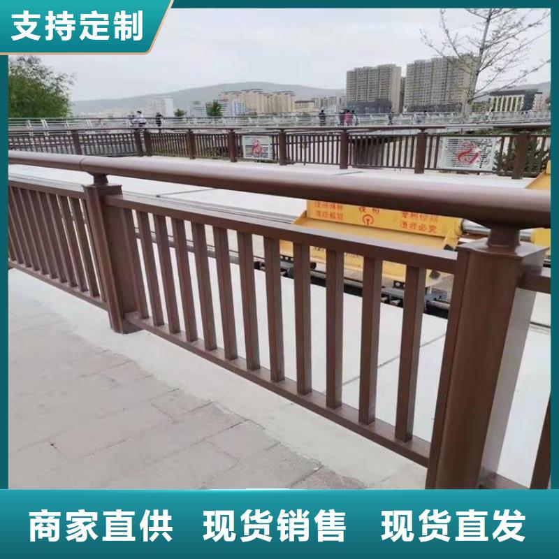 氟碳漆喷塑桥梁防撞栏杆展鸿护栏货源充足